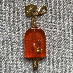 Orange Popsicle Charm — Kawaii Sparkle Accessory 🍊